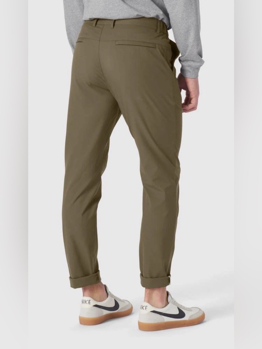 Jack Archer Slim Trousers in Olive Green 33 Waist 28 Inseam length